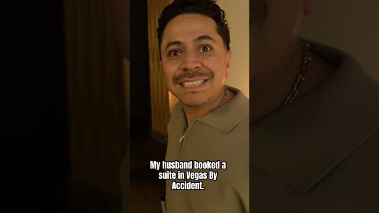 Husband booked a suite in Vegas By Accident. #funny