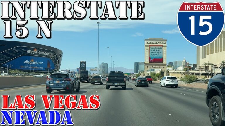 I-15 North – Las Vegas – Nevada – 4K Highway Drive
