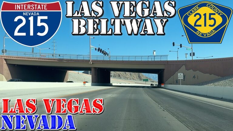 I-215 Inner – Las Vegas Beltway – Las Vegas – Nevada – 4K Highway Drive