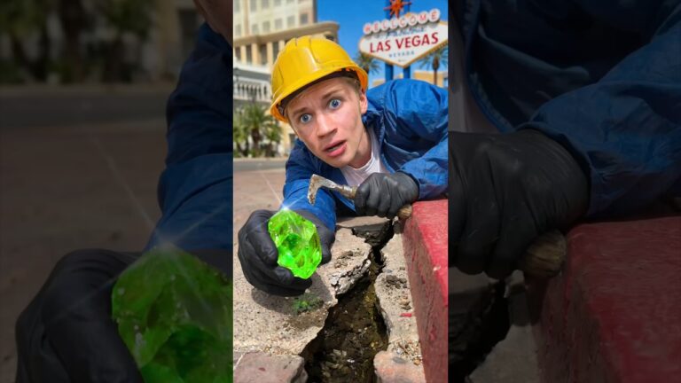 I Found Diamonds In Las Vegas Sidewalk Cracks!
