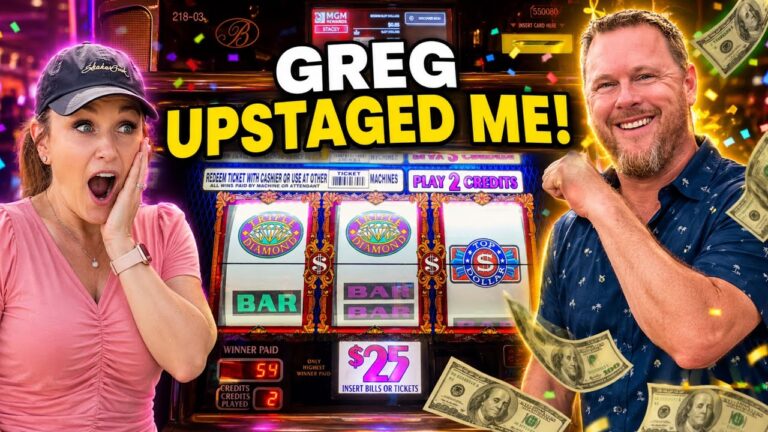 I THOUGHT I Was Hitting BIG… Until Greg Upstaged Me With THIS MASSIVE Jackpot!