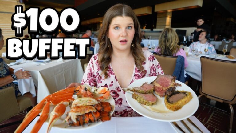 I Tried the Most Expensive Buffet in ALL of Las Vegas!