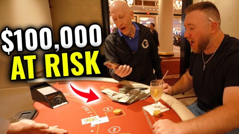 INSANE $100,000 BLACKJACK SESSION AT THE VENETIAN LAS VEGAS!