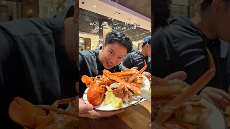 INSANE $80 LOBSTER CRAB BUFFET IN LAS VEGAS