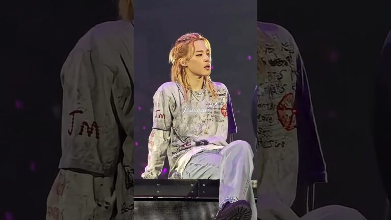 Iconic moments of Jimin in Las Vegas Concert Day 1.