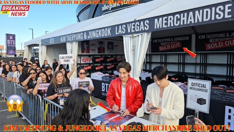 JUST NOW! Kim Taehyung & Jungkook Merchandise SOLD OUT—LAS VEGAS Streets Flooded With ARMY !