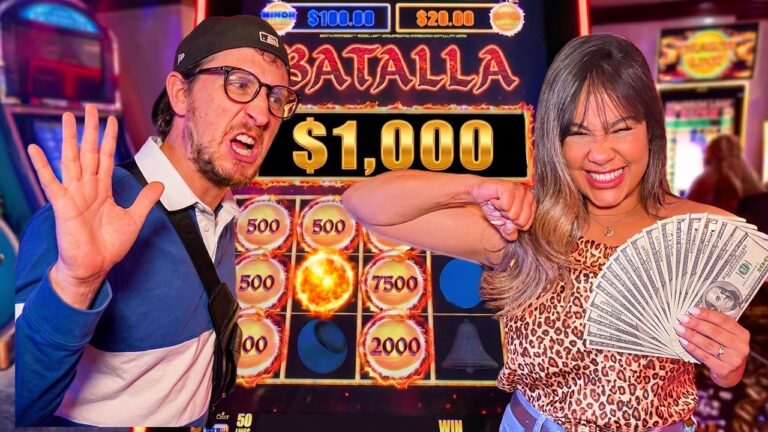 Jugué $1,000 en Las Vegas solo para ganarle un Reto a mi Esposo!