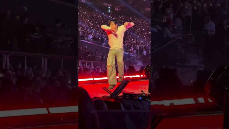 JungKook shines brightly on stage in Las Vegas D2. #bts #arirang #jungkook #btsconcert #lasvegas