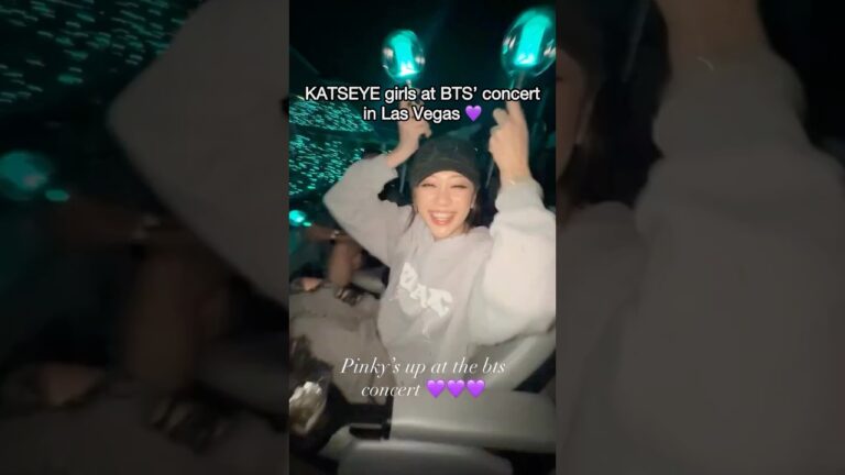 KATSEYE at BTS’ Concert in Las Vegas! ✨💜