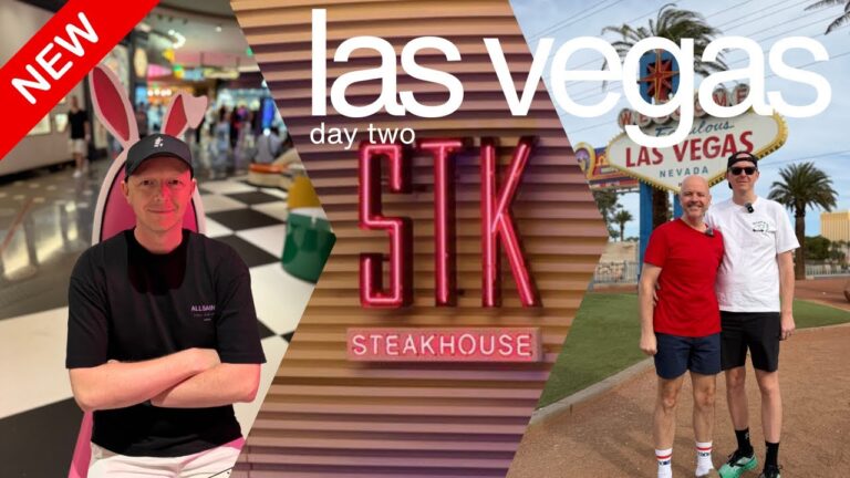 LAS VEGAS DAY 2 🎰 Vegas Sign, Ri Ra Irish Pub, STK and Golden Knights Ice Hockey – Go Knights GO!