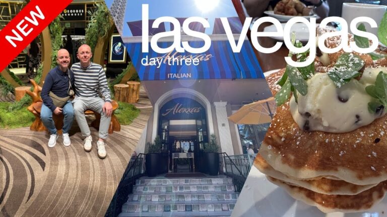 LAS VEGAS DAY 3 🎰 Alexxa’s Breakfast, Outlets Shopping & Jean Georges Steak Dinner!