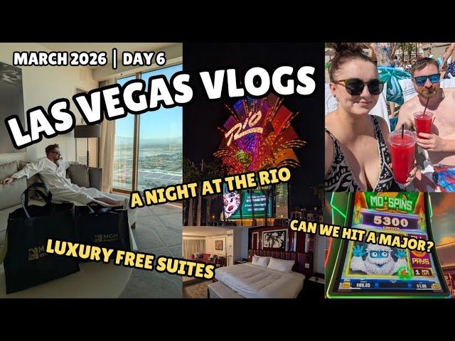 LAS VEGAS VLOG DAY 6 | RUDE SERVICE AT W | CHECK IN AT VENETIAN | PENN N TELLER | SLOTS AT THE RIO