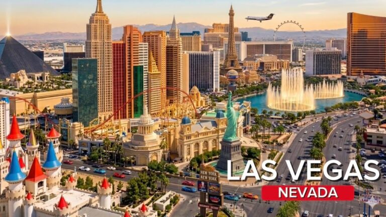 LAS VEGAS 🇺🇸 | Walking the Famous Strip – A Full Day in Sin City