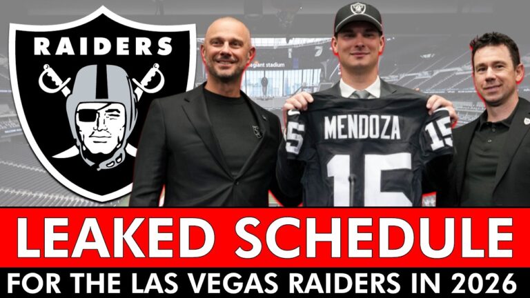 LEAKED: Las Vegas Raiders 2026 Schedule, Opponents & Instant Analysis | NFL Schedule Release