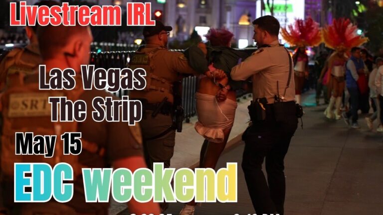 LIVE Las Vegas, EDC weekend Vegas Strip, Livestream IRL
