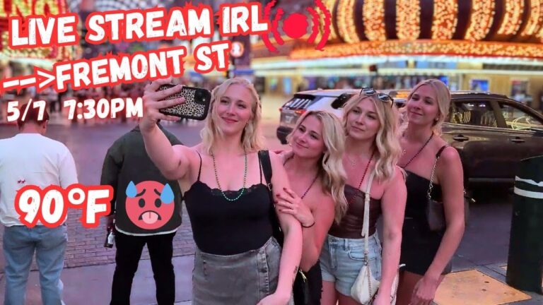 LIVE Las Vegas, Fremont Street, Heat Is On! Livestream IRL