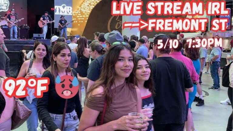 LIVE Las Vegas, Mother’s Day, Fremont Street, Heat Is On! Livestream IRL