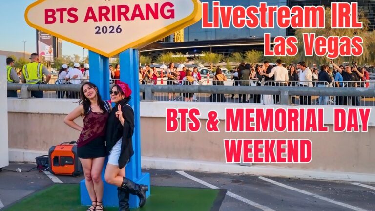LIVE Las Vegas Right Now, BTS concert night, Vegas Strip, Livestream IRL