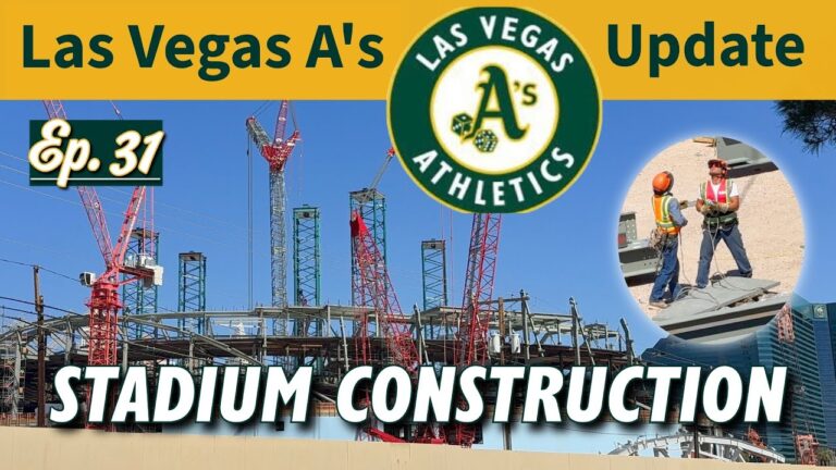Las Vegas A’s Stadium Construction Update – Steel Rising & Roof Taking Shape! (May 18, 2026)