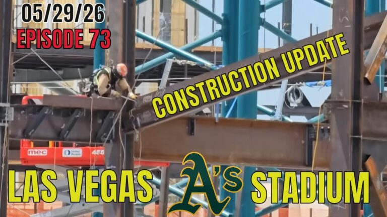 Las Vegas Athletics Stadium Construction Update 05 29 2026
