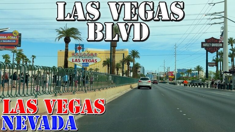 Las Vegas Blvd  North – Las Vegas – Nevada – 4K Street Drive