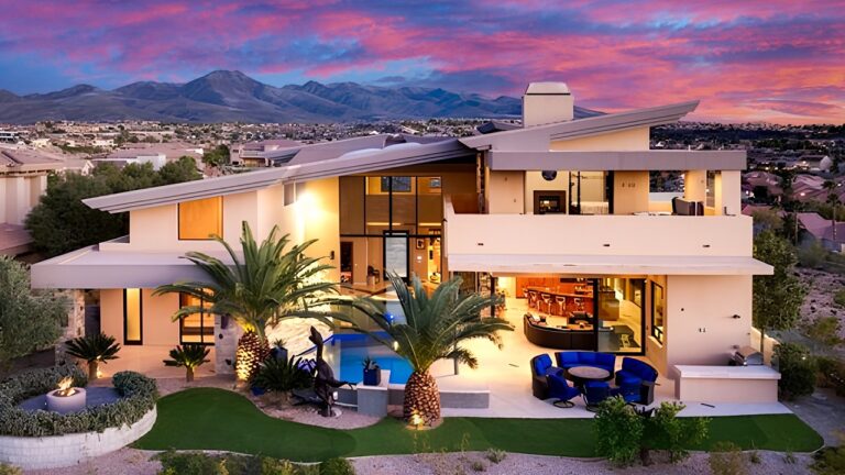Las Vegas Mansion for Sale | Elevator | 7000sqft | Double Guard Gate | Dream Pool | Theater | Casita