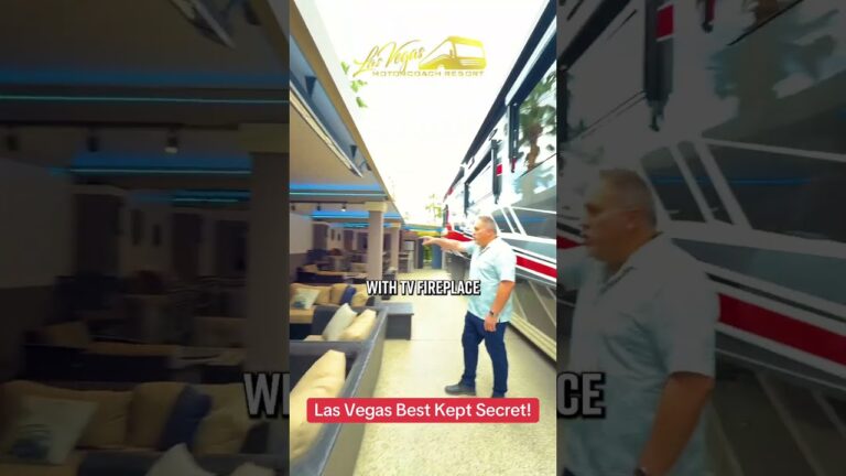 Las Vegas Motorcoach Resort! 😎🌴 #luxuryrvresort #glampingluxury #lasvegasrealestate