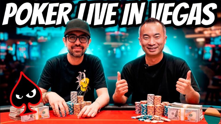 Las Vegas Poker Night: Crazy Bad Beats & Big Pots 🔥