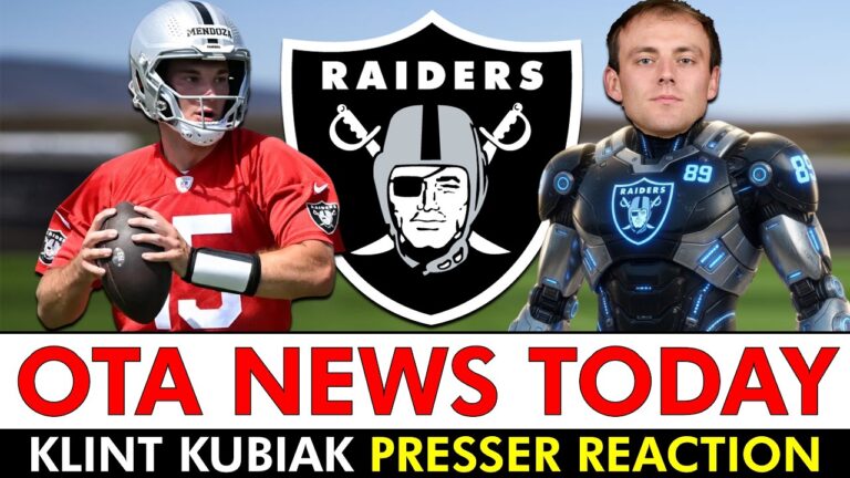 Las Vegas Raiders OTA Practice News Today + Klint Kubiak Presser Reaction