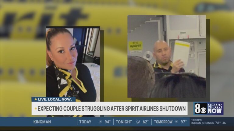 Las Vegas couple struggles after Spirit closure, no insurance