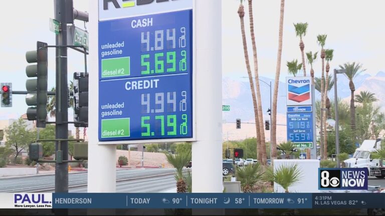 Las Vegas drivers seeing gas price swings of nearly 40 cents between stations