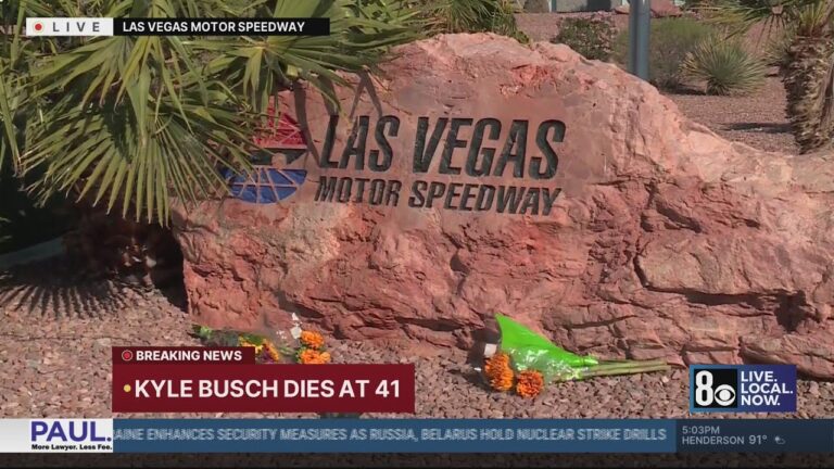 Las Vegas valley remembers Kyle Busch