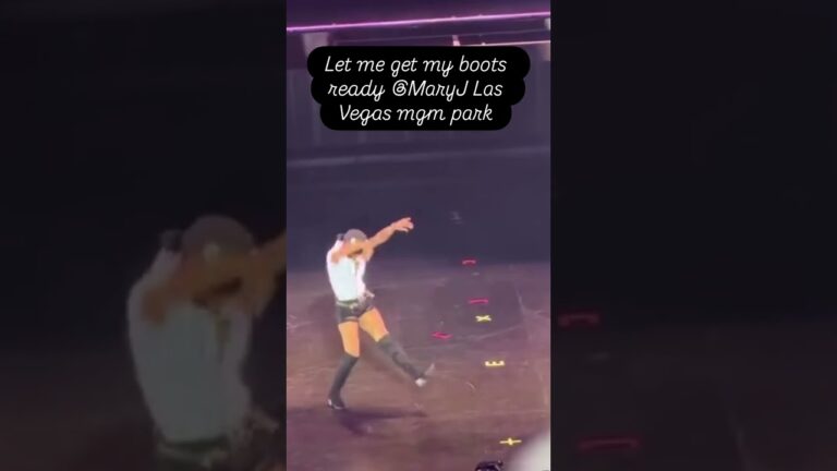 Mary J Blige is giving vibes at her Las Vegas Residency @Park MGM!! Yah going?