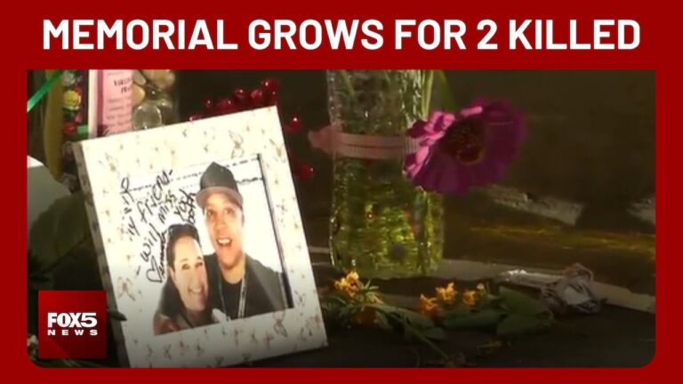 Memorial grows outside Las Vegas grocery store for husband, wife killed