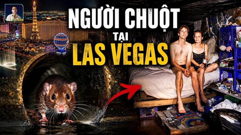 NGƯỜI CHUỘT Ở LAS VEGAS: TẠI SAO CON NGƯỜI XUỐNG Ở ỐNG CỐNG CỦA CÁC CASINO, KHÁCH SẠN