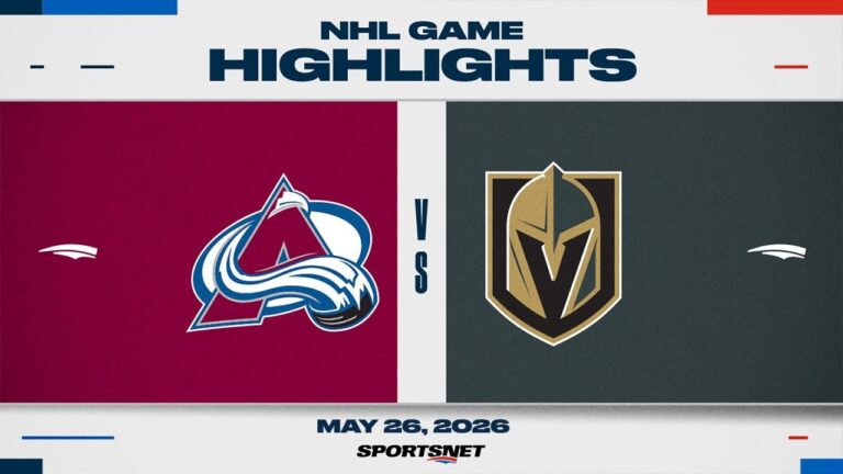 NHL Game 4 Highlights | Avalanche vs. Golden Knights – May 26, 2026