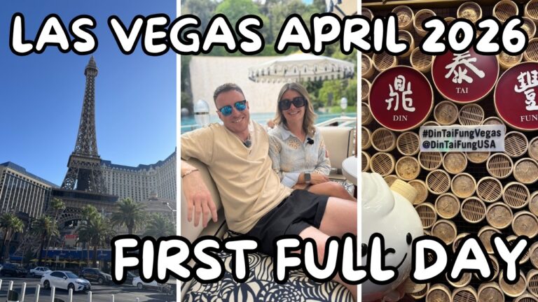 OUR FIRST FULL DAY in LAS VEGAS …. DRINKS | SLOTS | DIN TAI FUNG | SUNS OUT BUNS OUT & WALMART