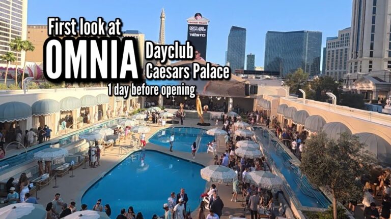 Omnia Day Club | Caesars Palace Las Vegas | one day before opening night