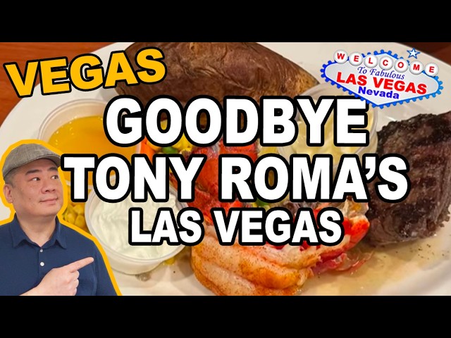 One Final “Steak & Lobster Special”. Goodbye Tony Roma’s! Fremont Las Vegas