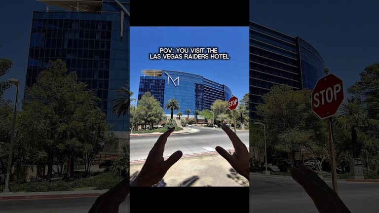 POV: YOU VISIT THE LAS VEGAS RAIDERS HOTEL – M Resort Spa Casino #HostedByMResort