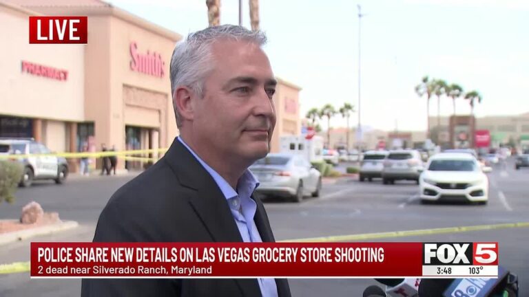 Police share new details on Las Vegas grocery store shooting