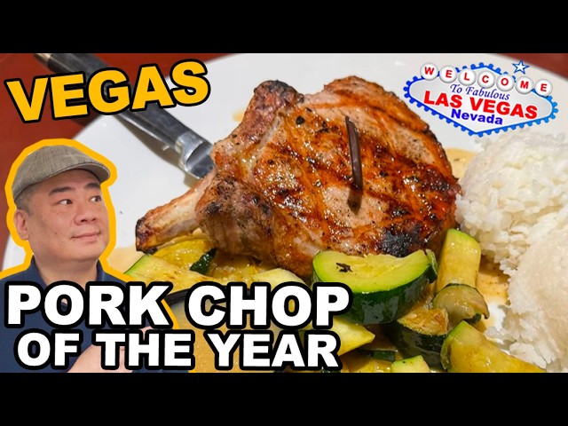 Pork Chop Flavor! Magnolia’s at Four Queens Casino. Las Vegas