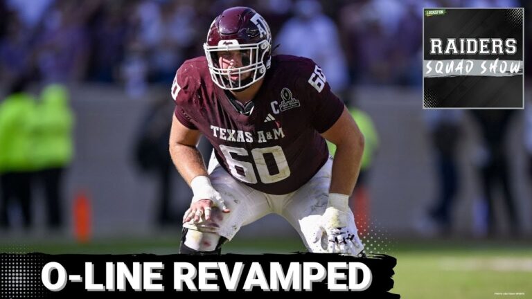 RAIDERS SQUAD SHOW: Las Vegas Raiders O-LINE Rebuild Complete | Trey ZUHN is a DAY 1 STARTER