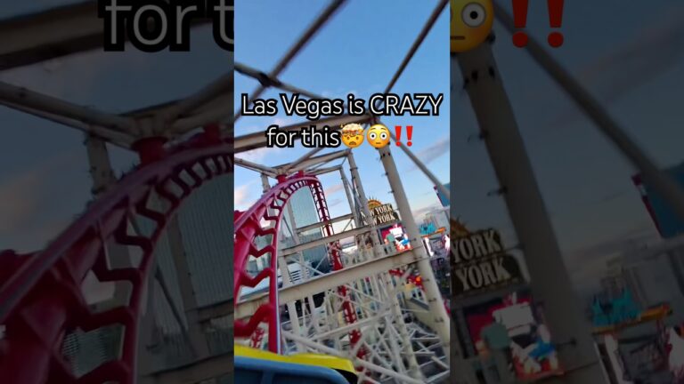Riding the BIGGEST and BADDEST Coaster in Las Vegas🤯😳‼️