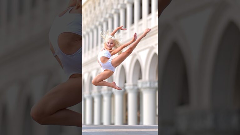 Ruby’s single stag jump in Las Vegas #slowmotion #dancephotography