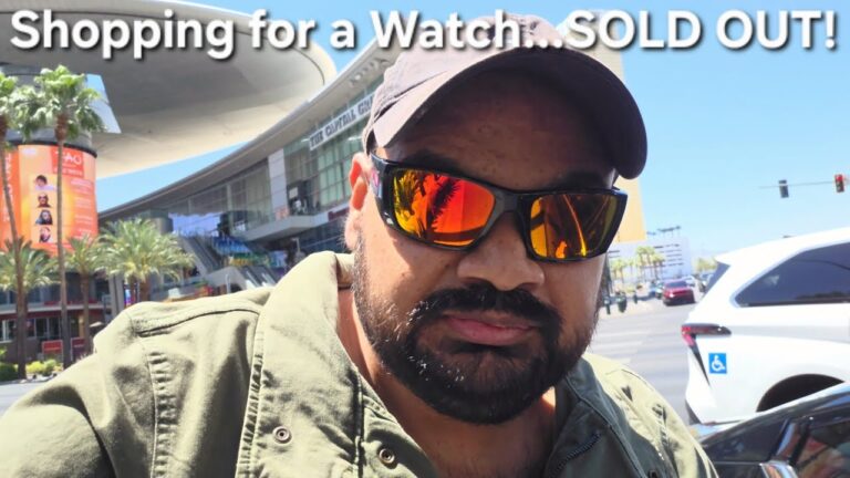 Shopping for limited edition Watch in Las Vegas but SOLD OUT | Swatch x AP Royal pop  telugu vlogs