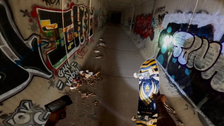 Skating Through Sketchy Las Vegas Tunnels!