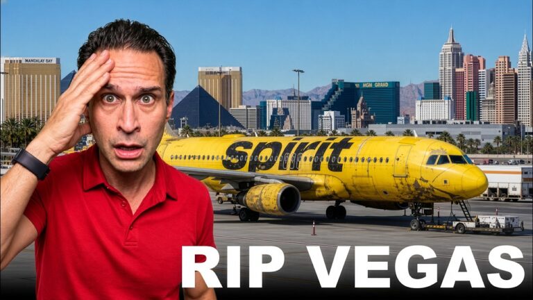 Spirit Airlines DESTROYED Vegas. 7-9 MILLION LOST tourists.