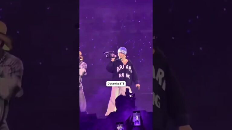 Taehyung is a cameraman | Dynamite in Las Vegas D1. #bts #arirang #dynamite #jungkook #lasvegas