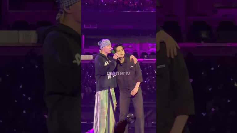 Taekook come over Taehyung pulled jungkook😭las vegas day4 #방탄소년단 #bts #taehyung #jungkook #bts_tour